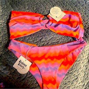 Kulani Kinis Swim Suit : Top Sz 3XL Bottom L